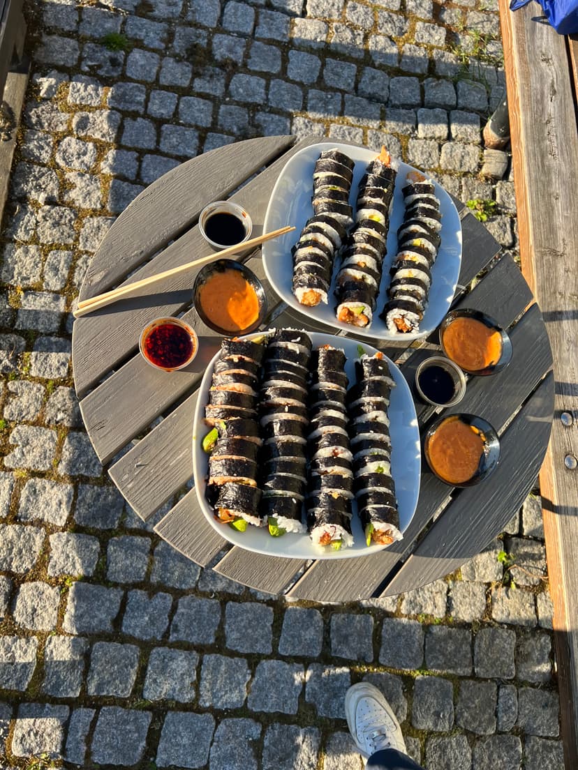 Scampi maki med avokado