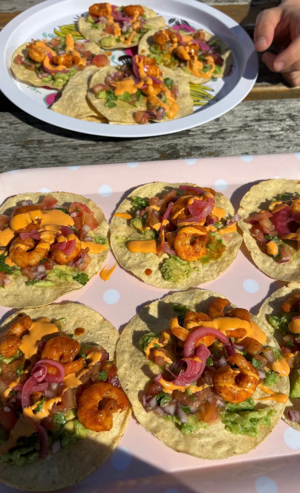 Tostadas med Scampi