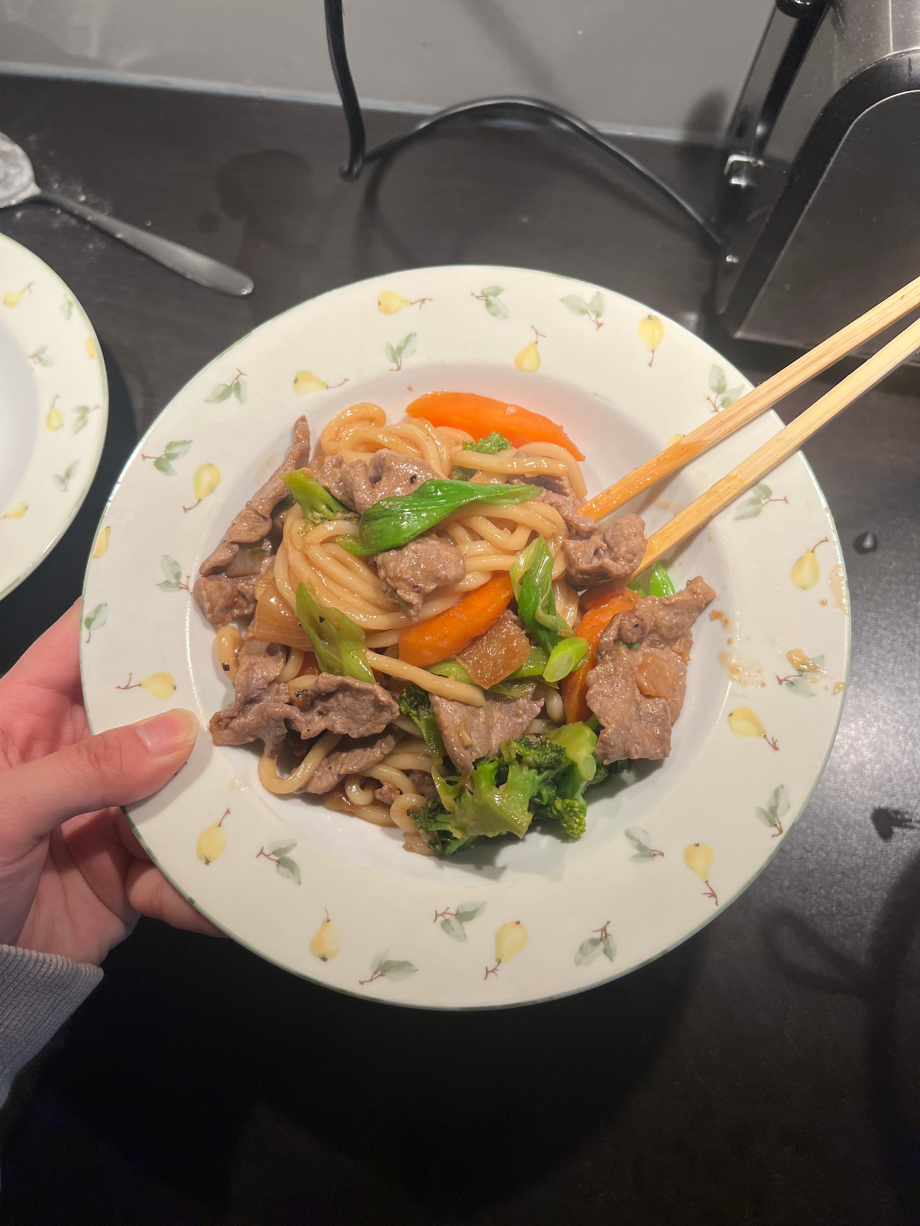 Udon stir fry