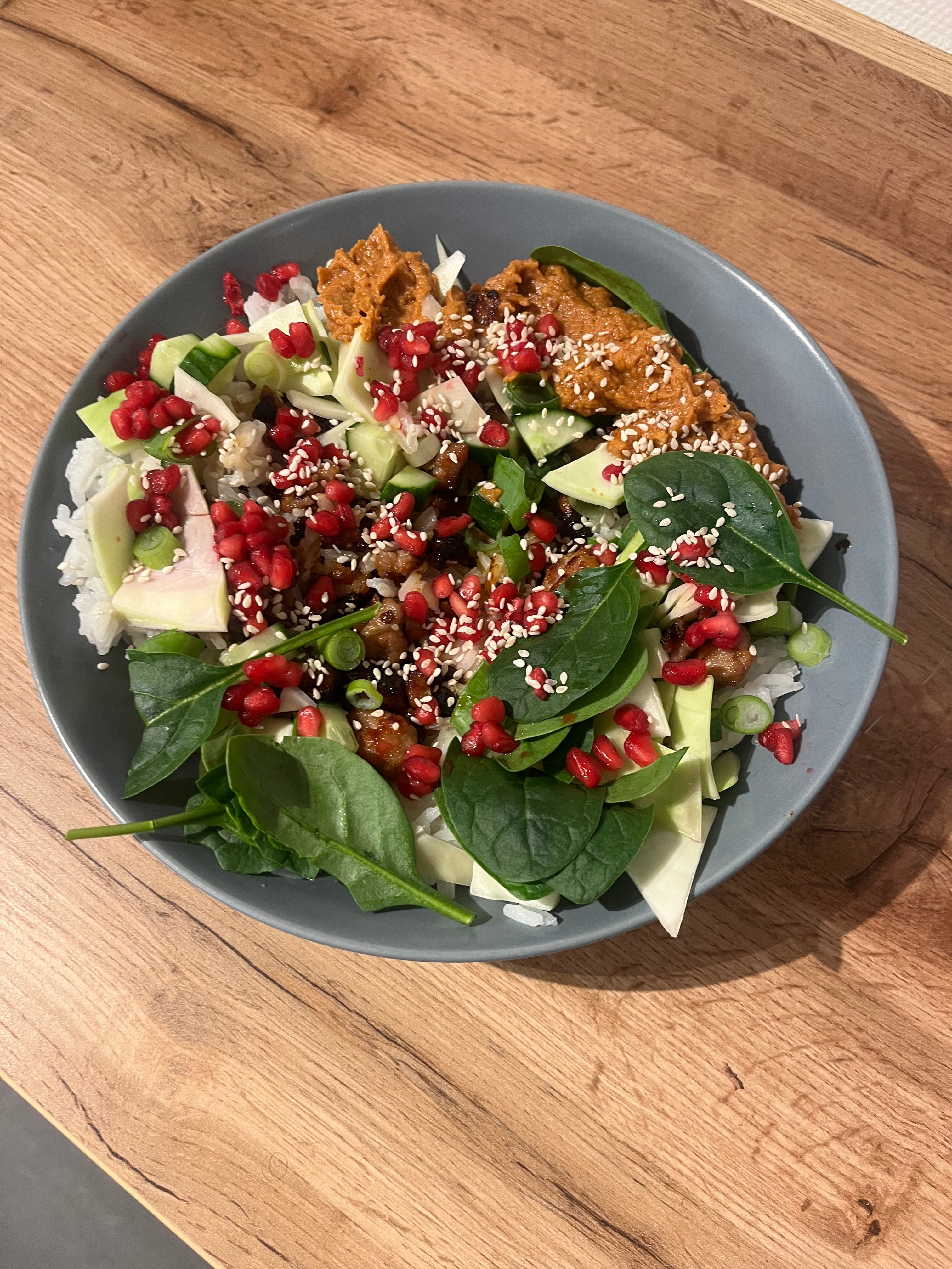 Asiatisk kjøttdeig bowl