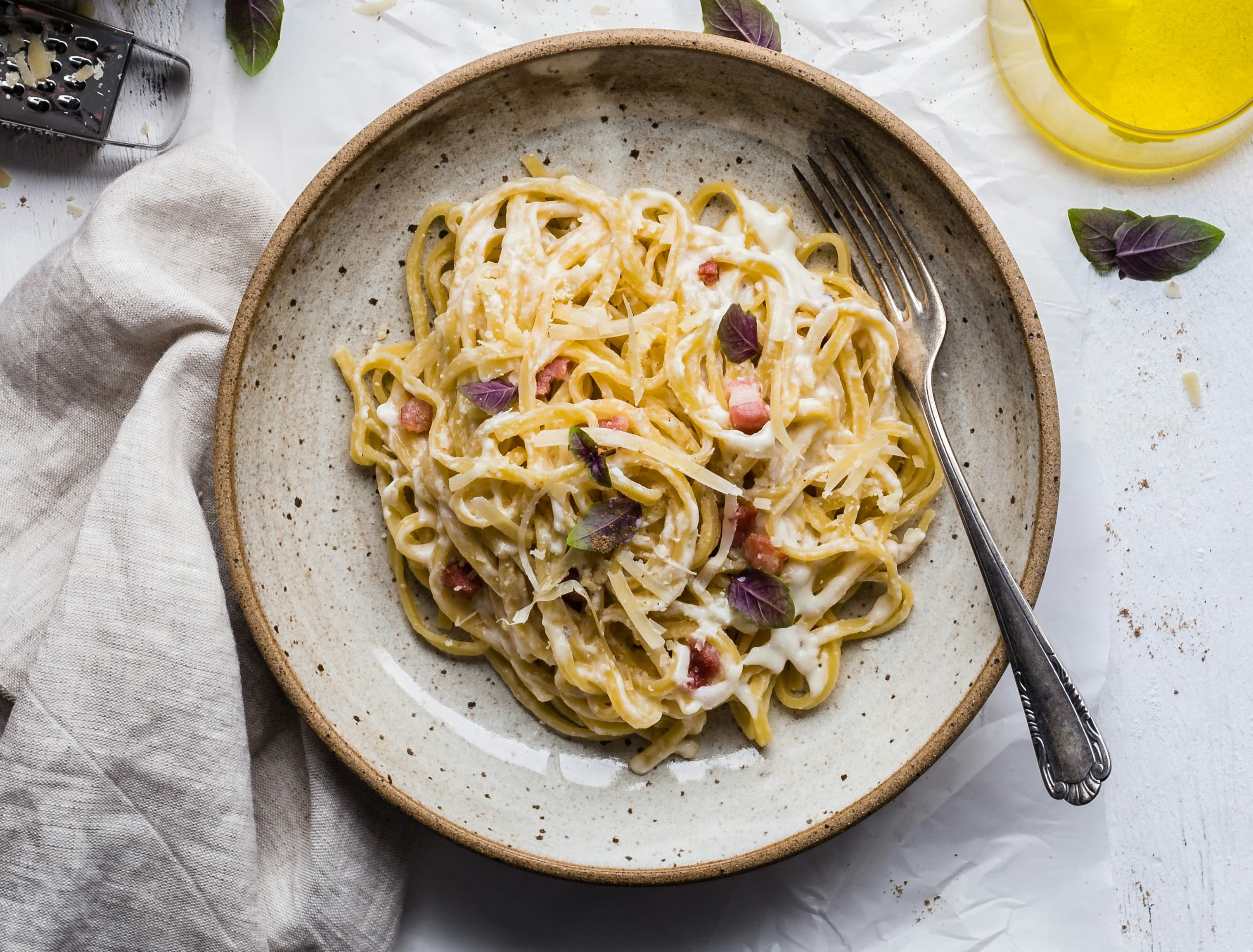 Pasta carbonara
